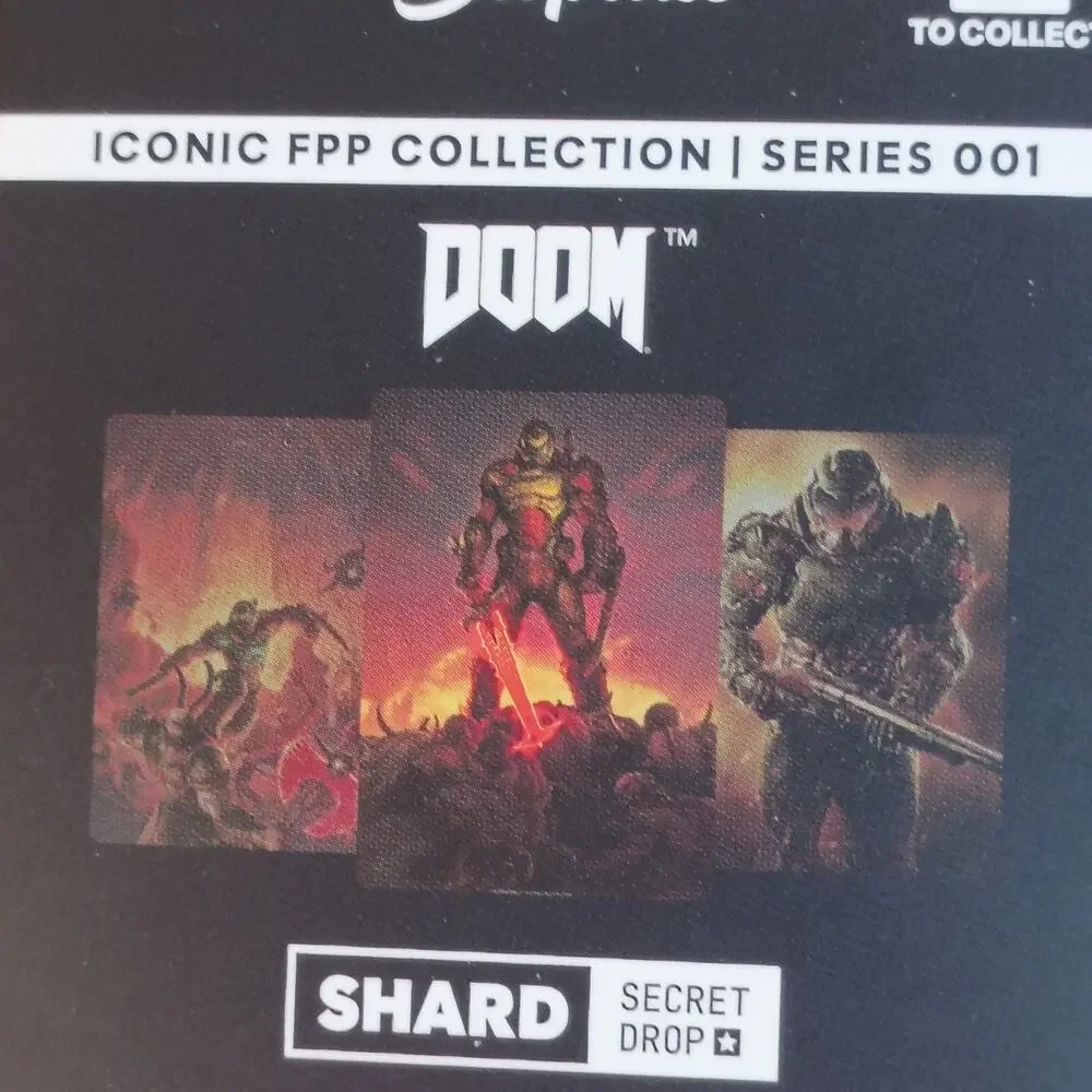 Displate DOOM Shard Secret Drop Mini Metal Print Series 001 Blind Box New Sealed